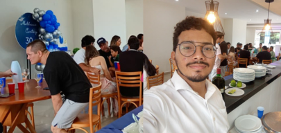 Aniversário de 30 anos - momento especial com equipe AM Garçom & Suporte